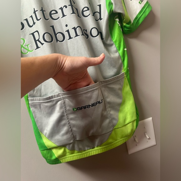 🚴♀️Louis Garneau Men’s Cycling Jersey Green Butterfield and Robinson - Picture 5 of 9